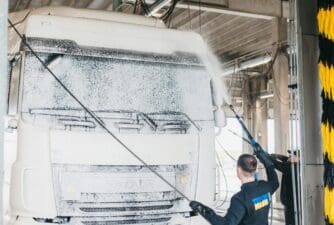 vrachtwagen wassen